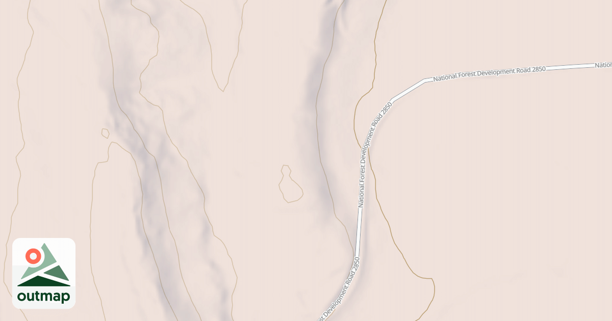 Map of NOT A THROUGH ROAD