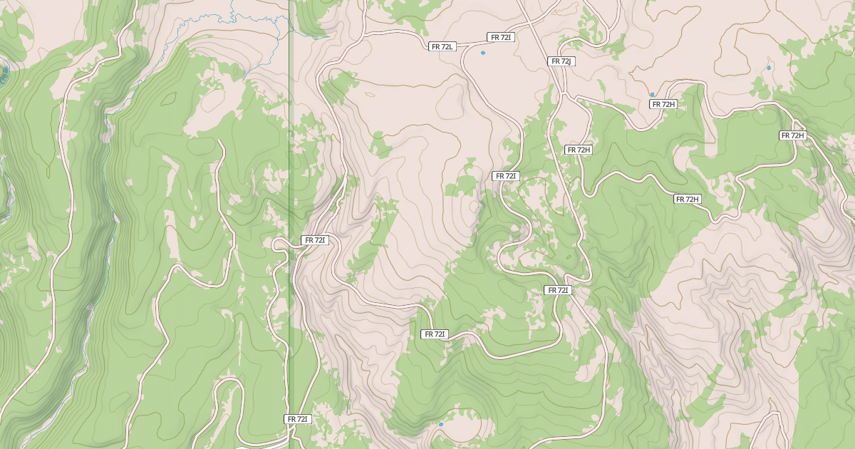 Map preview of OLD R.R. GRADE