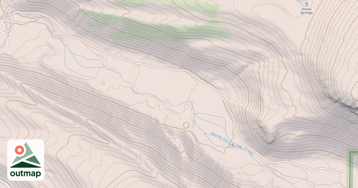 Map of BLUE LAKE