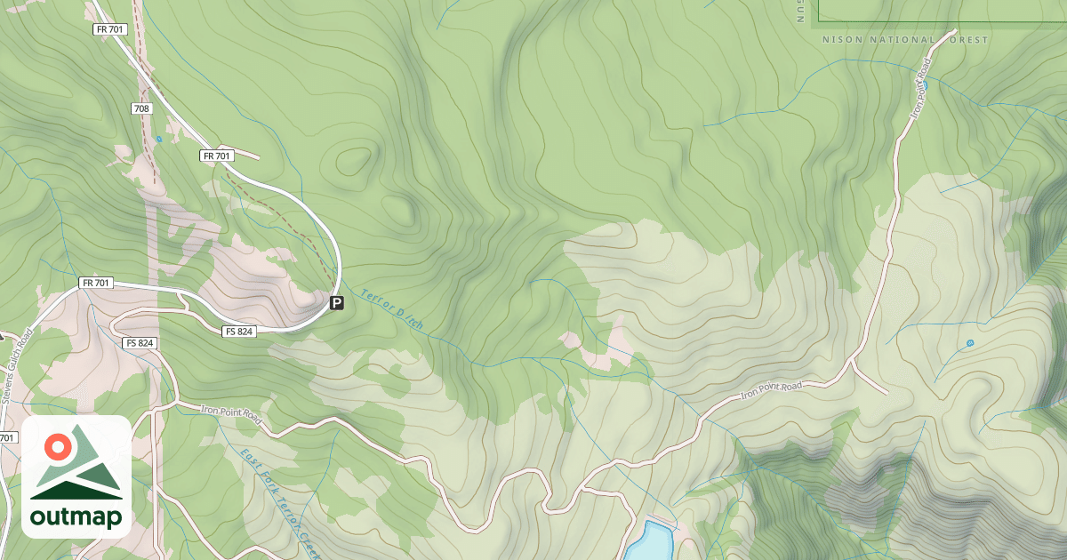 Map of IRON POINT