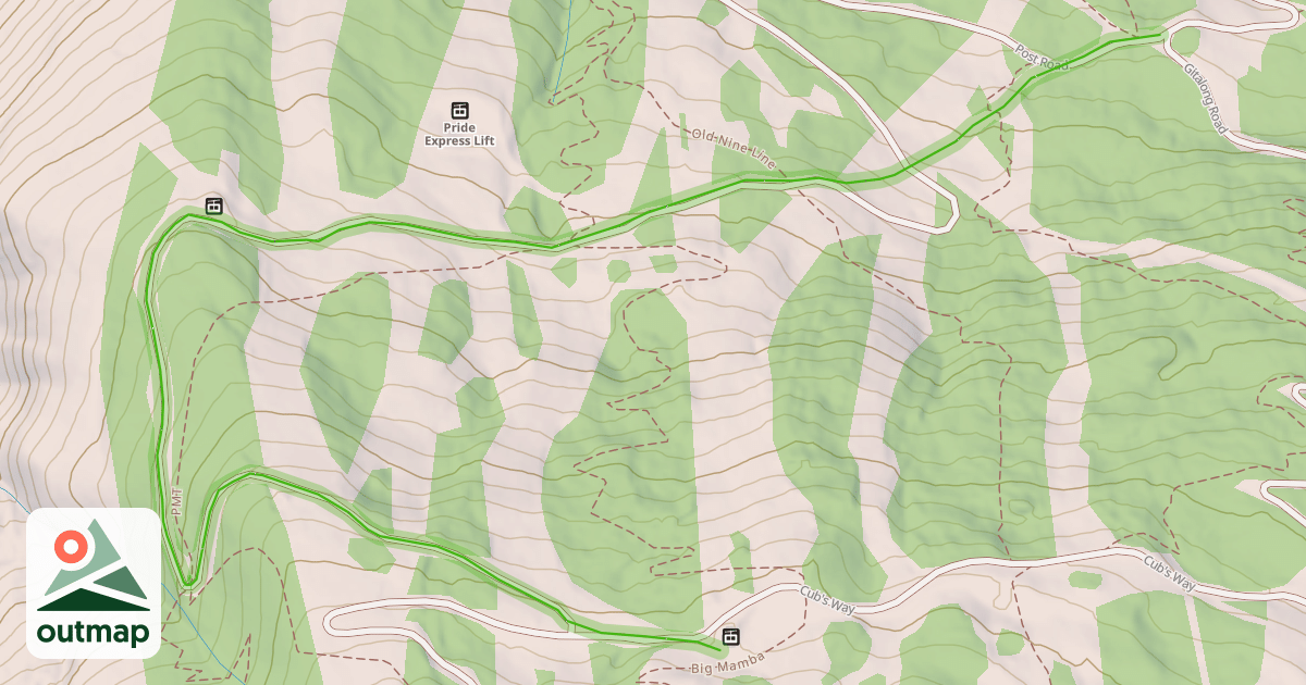 Map of Post Road
