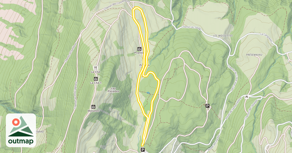 Map of Boucle bleue
