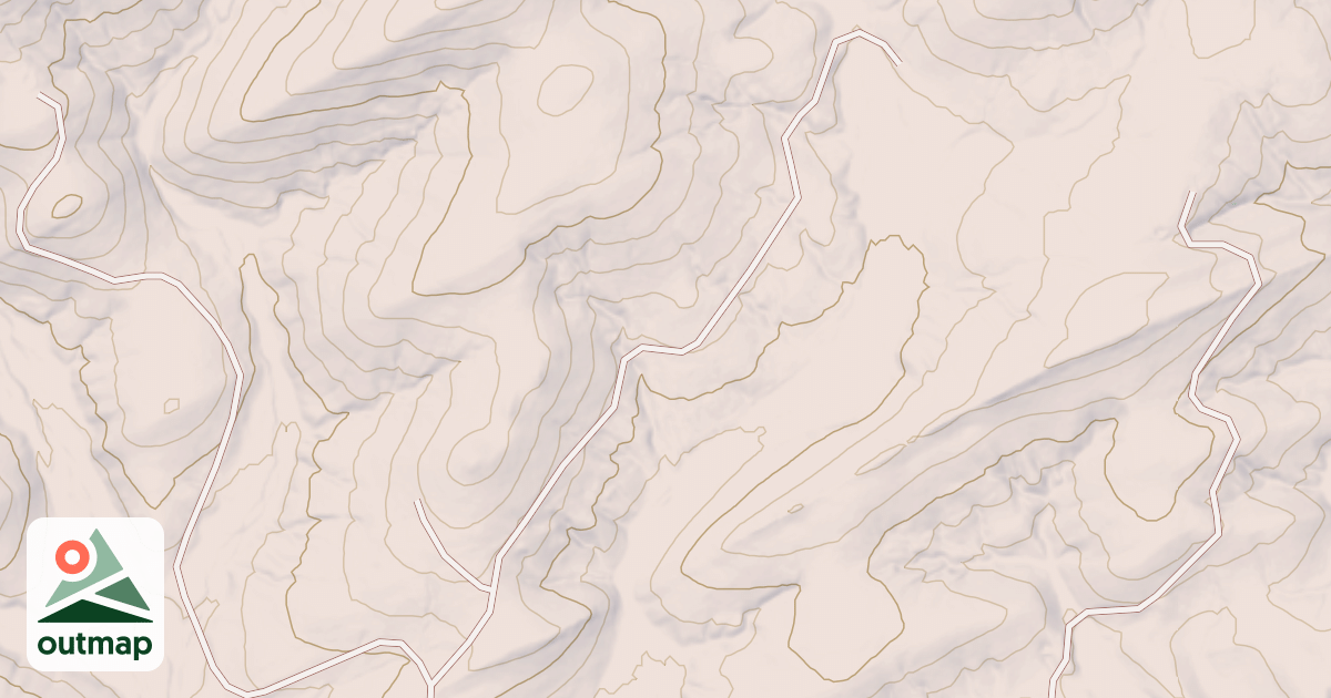 Map of BIG BRUSHY SPUR
