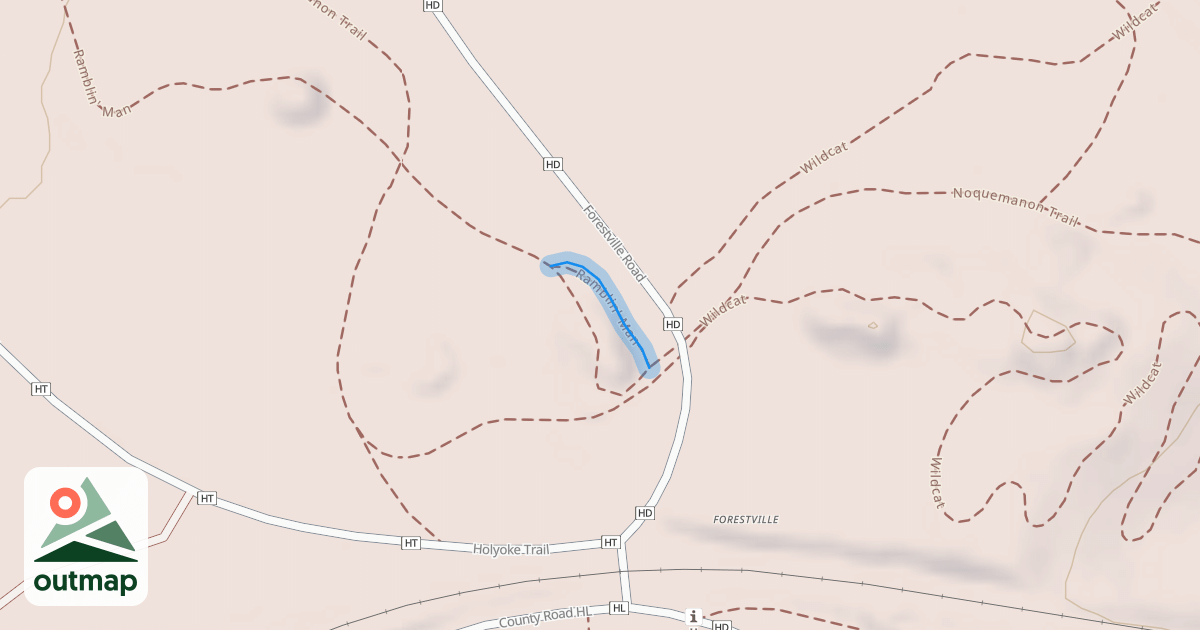 Map of Ramblin' Man