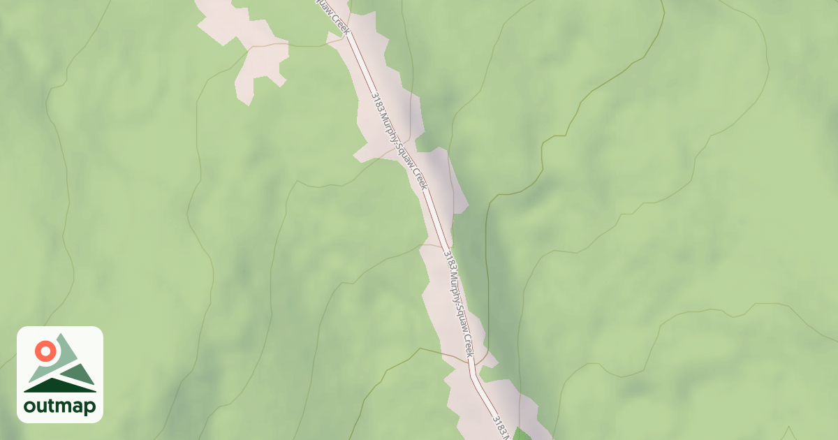 Map of Murphy-Squaw Creek