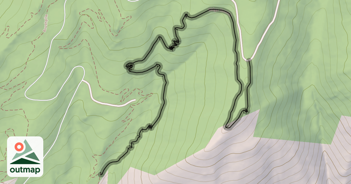 Map of Ridge Runner