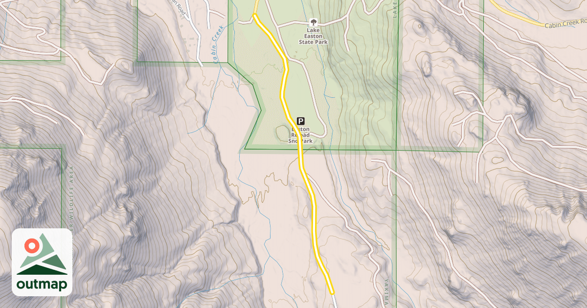 Map of National Forest Development Road 41