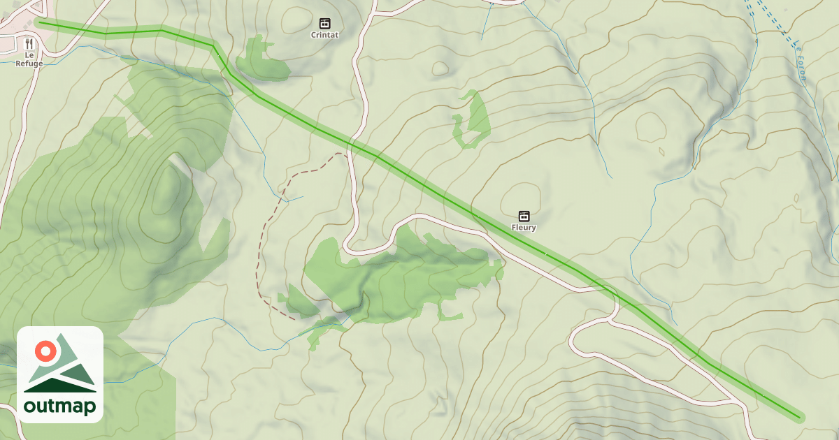 Map of Col de Sommand