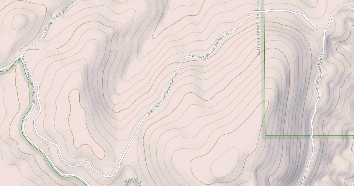 Map preview of HOMESTEAD CREEK