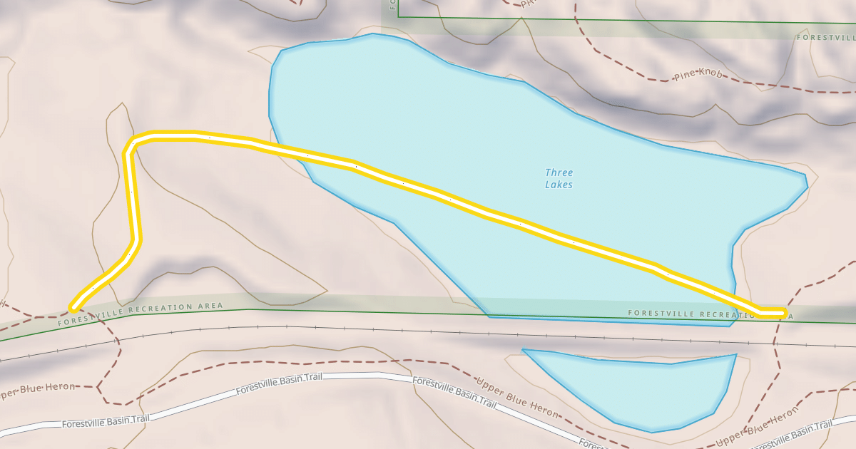 Map preview of Noquemanon Trail