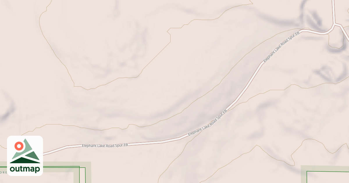 Map of ELEPHANT LAKE SPUR EB