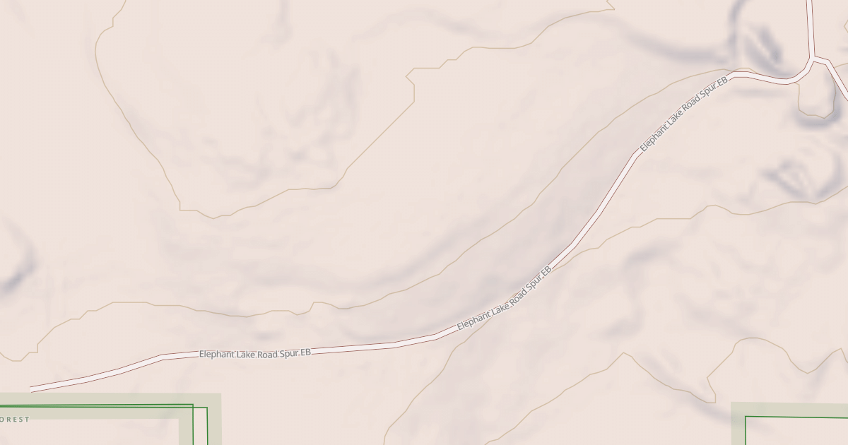 Map preview of ELEPHANT LAKE SPUR EB