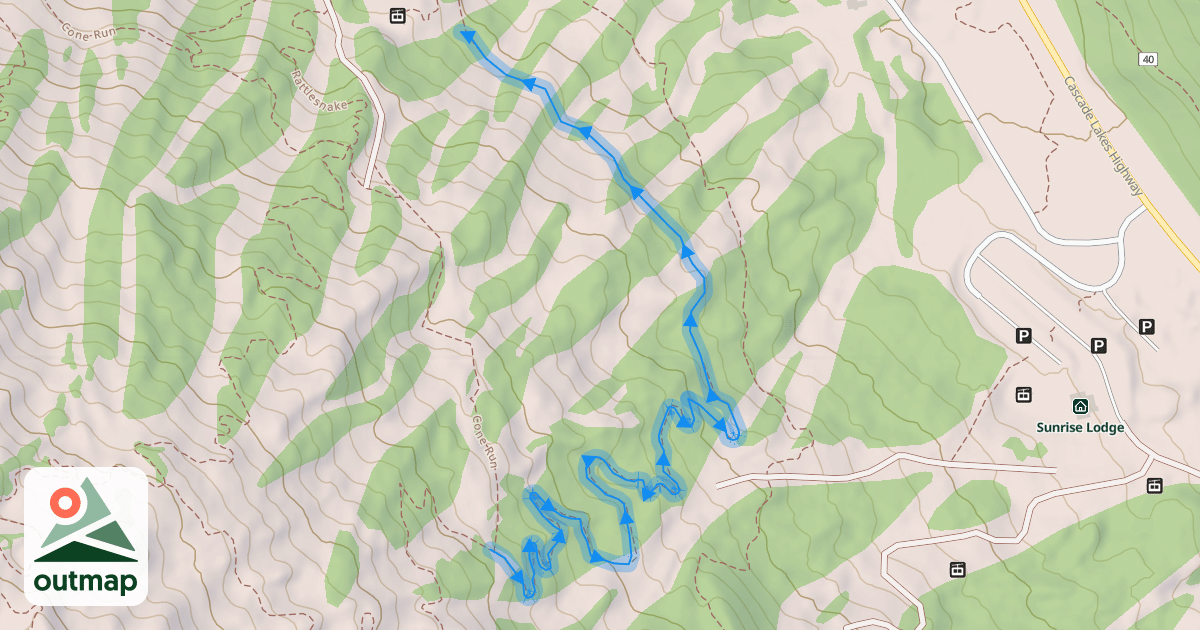 Map of Lava Flow (middle)