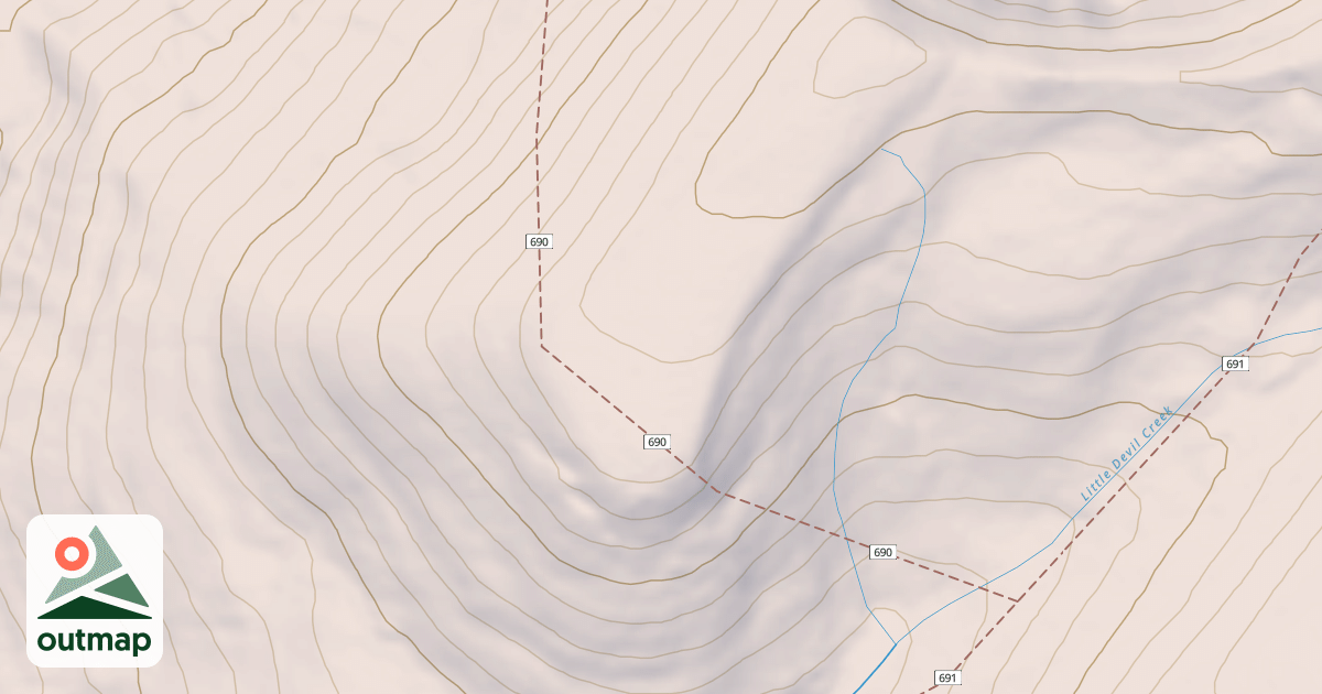 Map of HORSE CREEK
