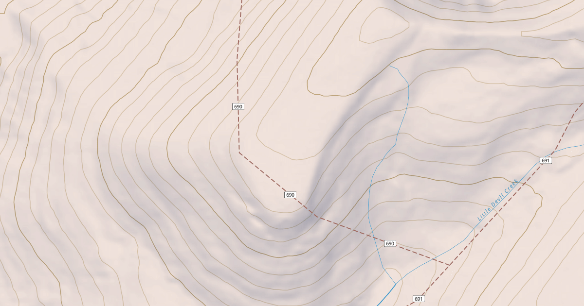 Map preview of HORSE CREEK