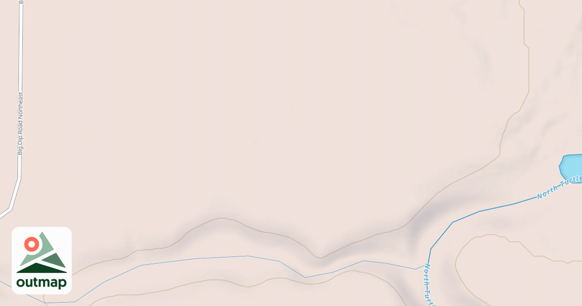 Map of NORTH TURTLE ACCESS