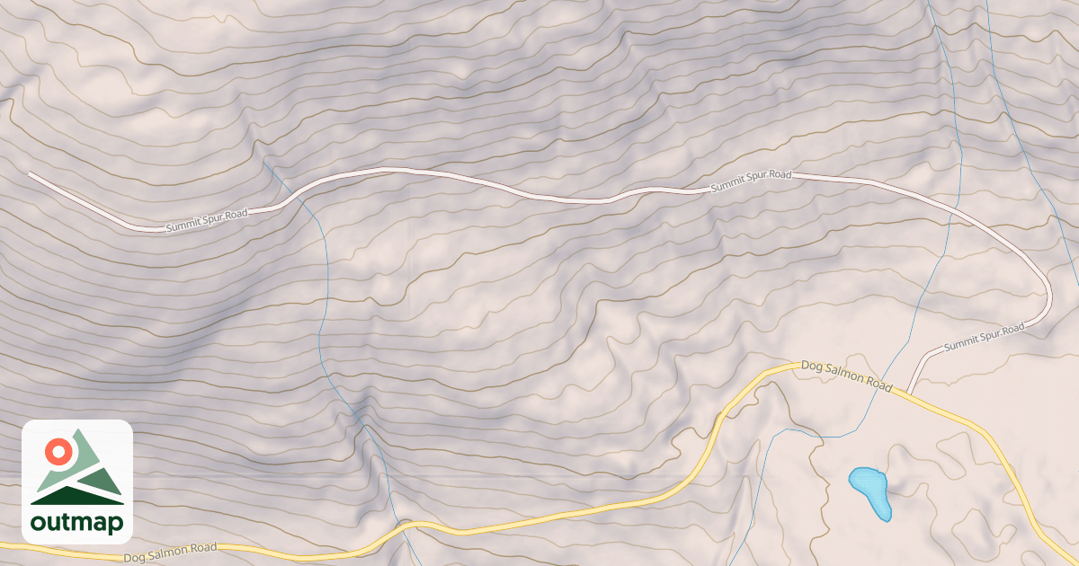 Map of SUMMIT SPUR