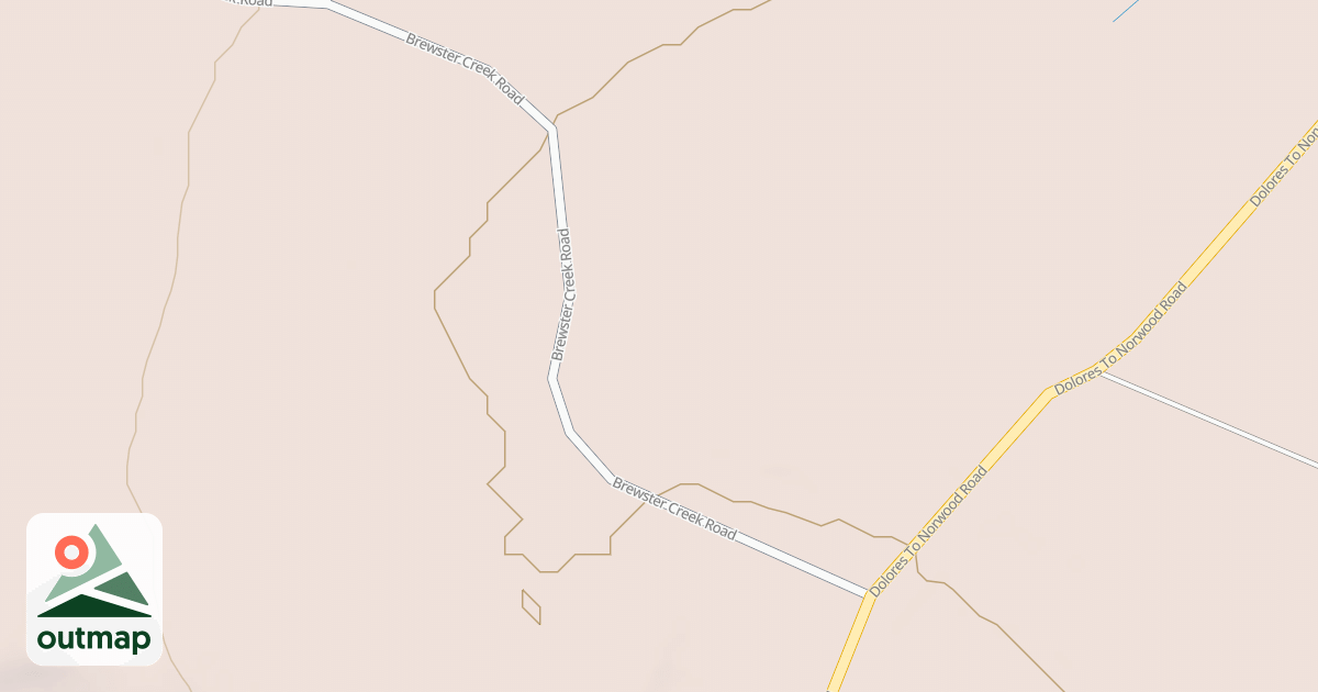 Map of BREWSTER CREEK