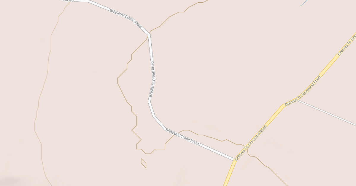 Map preview of BREWSTER CREEK