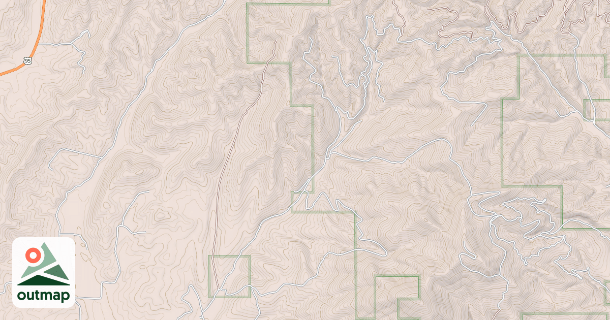 Map of GOLD HILL
