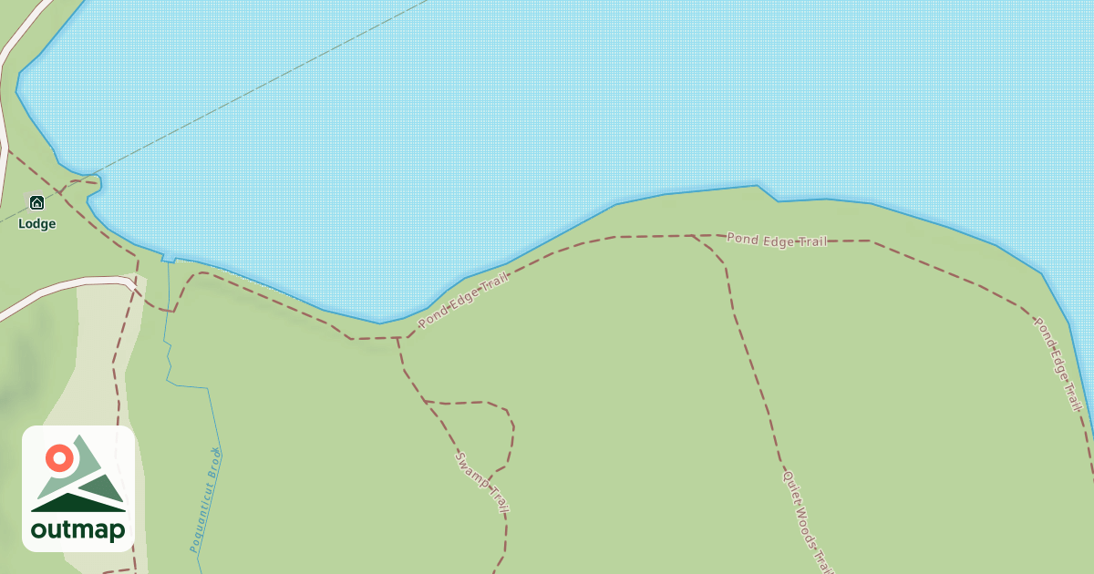 Map of Pond Edge Trail