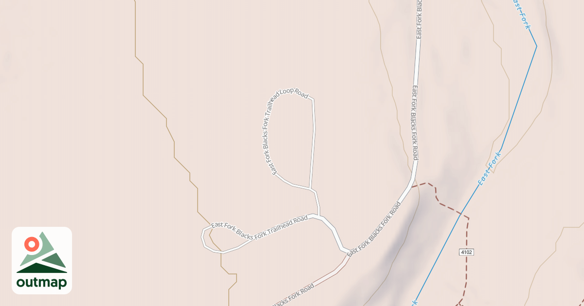 Map of EAST FK. BLACKS. FK T.H-LOOP