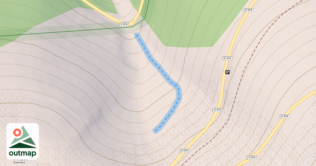 Map of La Loubatière