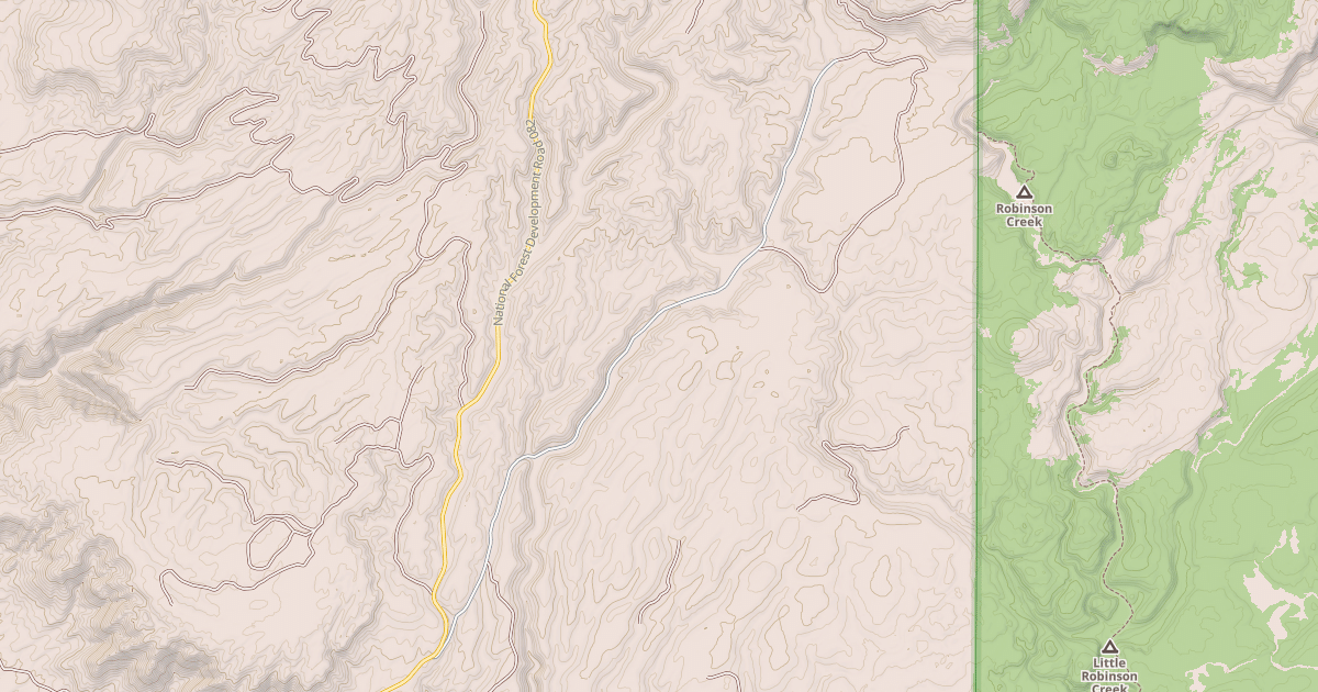 Map preview of SNOW CREEK BUTTE