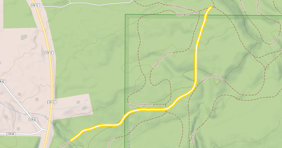 Map preview of North Advanced
