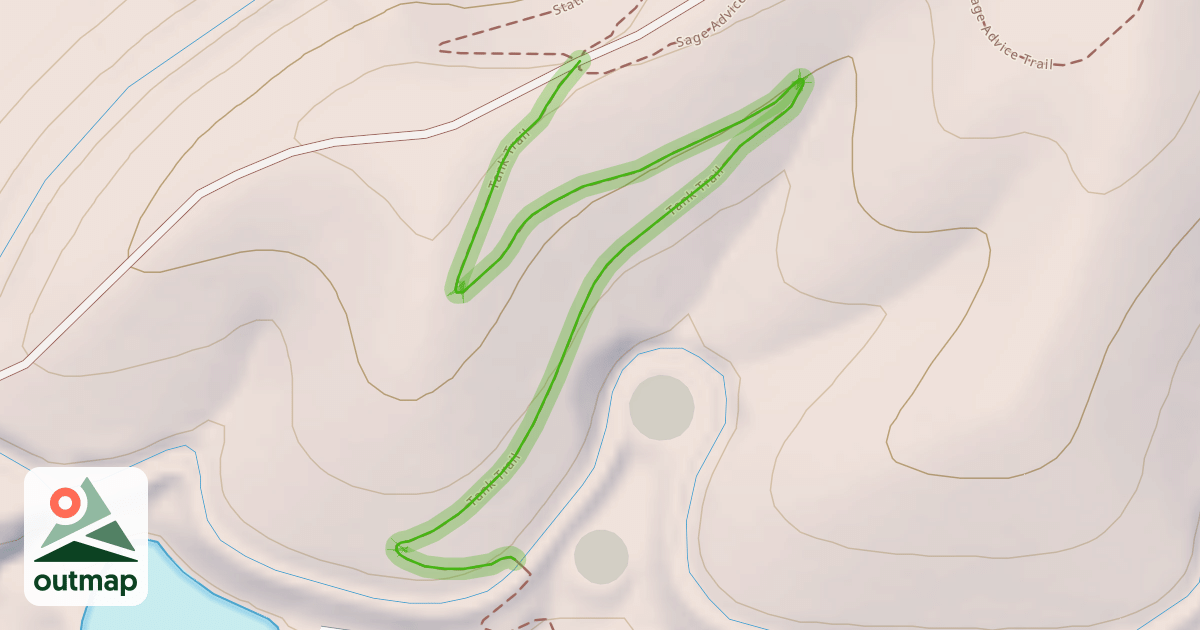 Map of Tank Trail