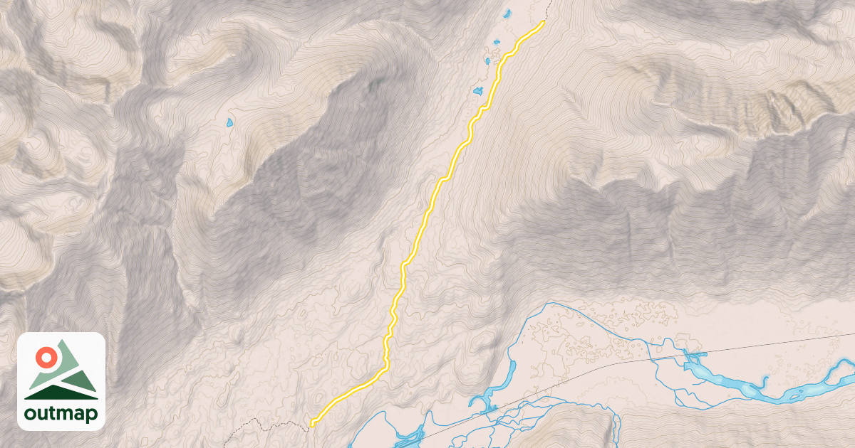 Map of Johnson Pass Trail