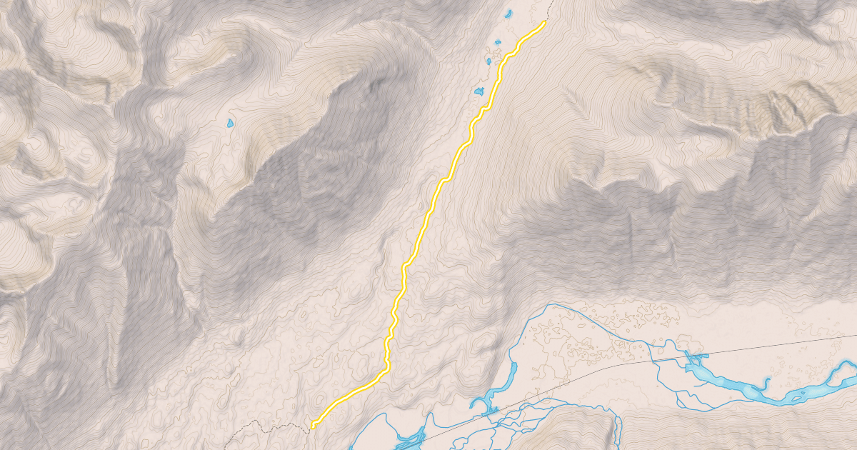 Map preview of Johnson Pass Trail