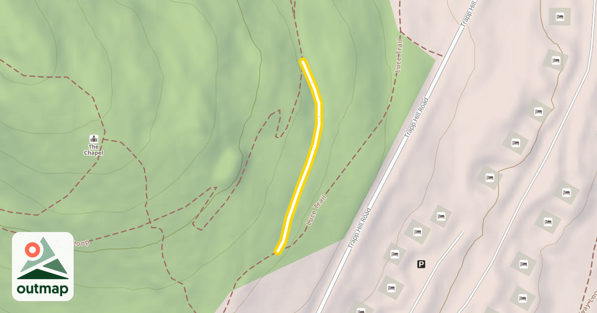 Map of Telemark Trail