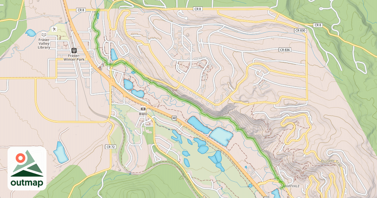 Map of Fraser River Trail
