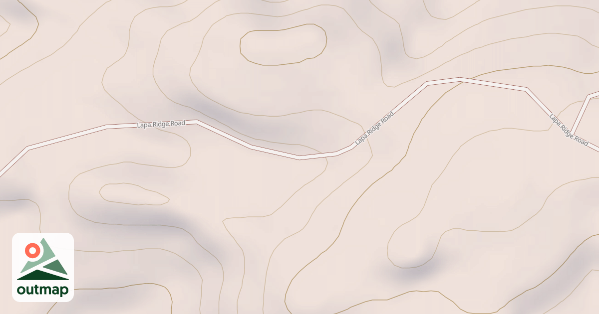 Map of Lapa Ridge Road