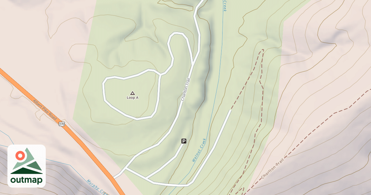 Map of CHARLTON PICNIC