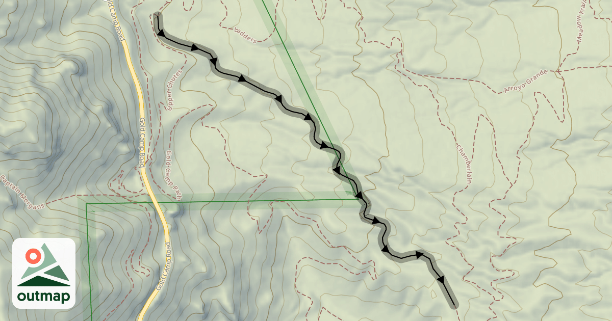 Map of The Chutes