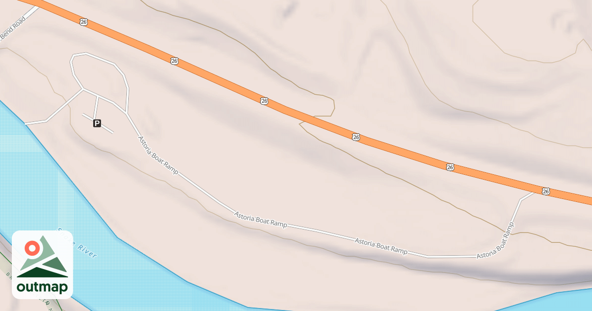 Map of ASTORIA BOAT RAMP