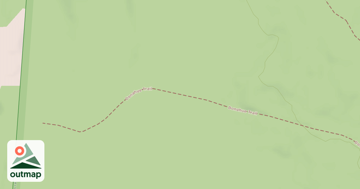 Map of Donahue Trail