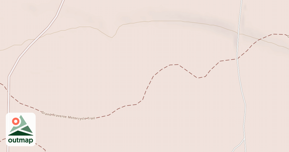 Map of Grand Traverse Motorcycle Trail