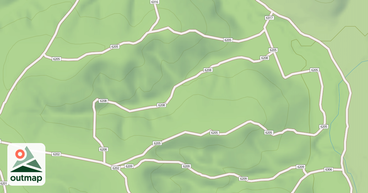 Map of USFS Motor Vehicle Use Map Trails 19377