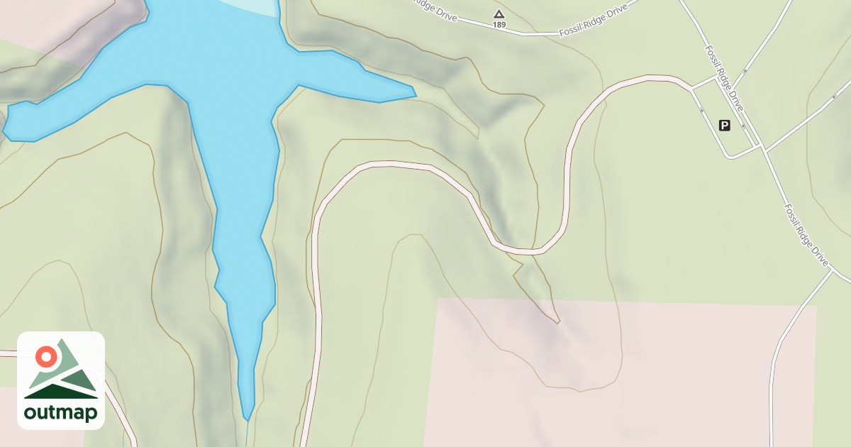 Map of Blackland Ramble Ohv Trail