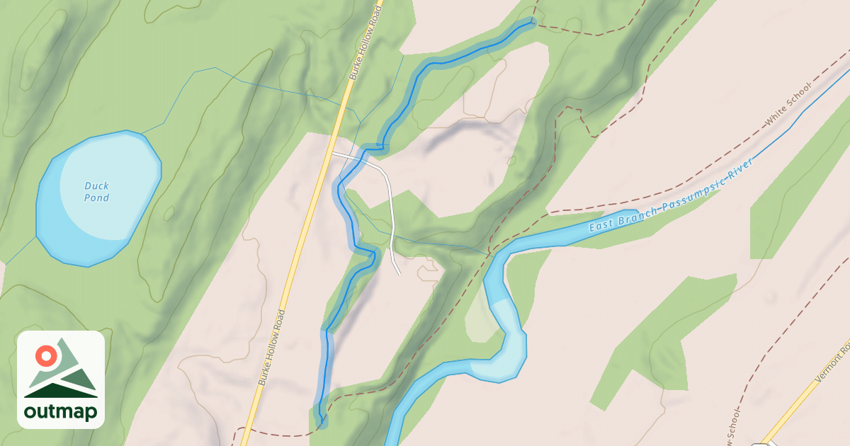 Map of Pete's Pond