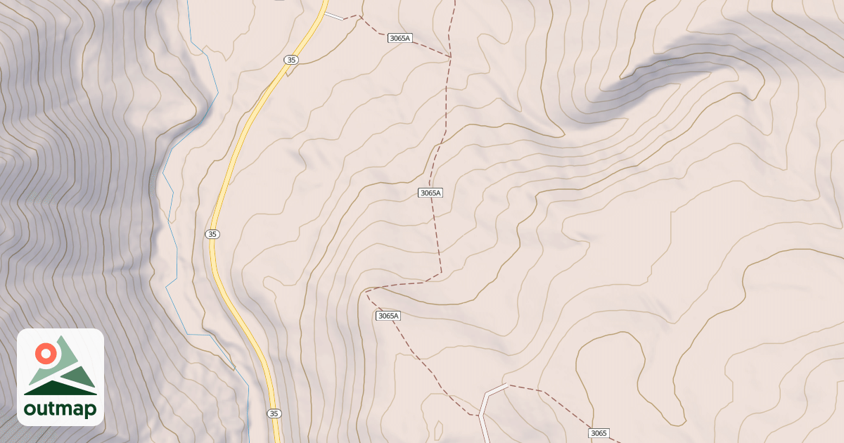 Map of IRON MINE CREEK NORTH SPUR