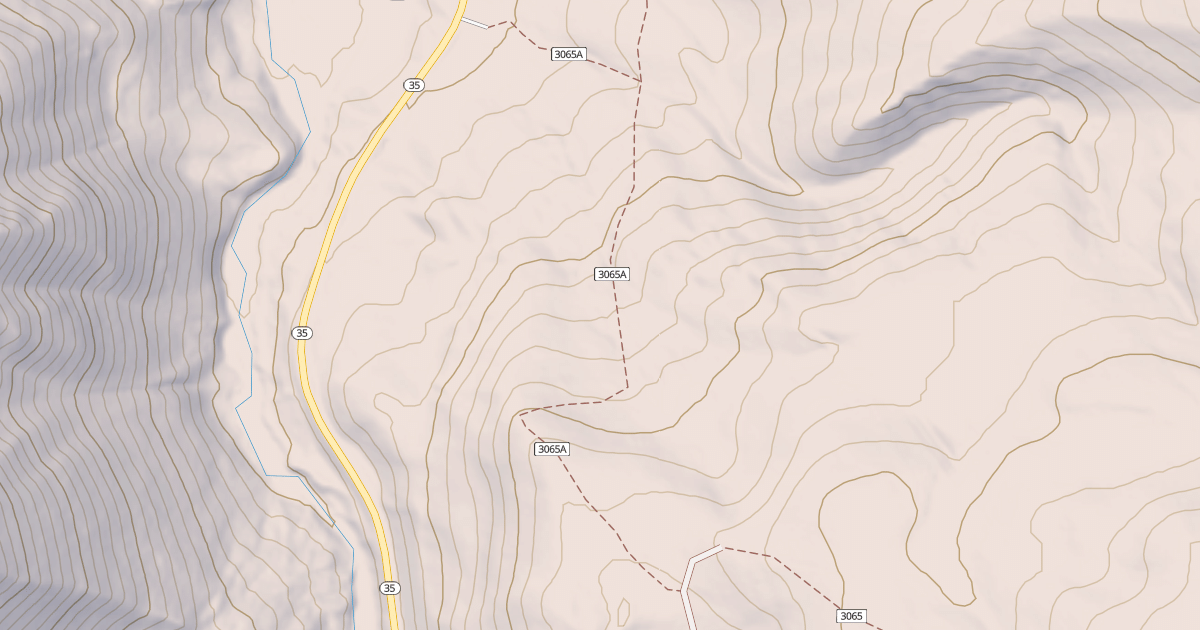Map preview of IRON MINE CREEK NORTH SPUR