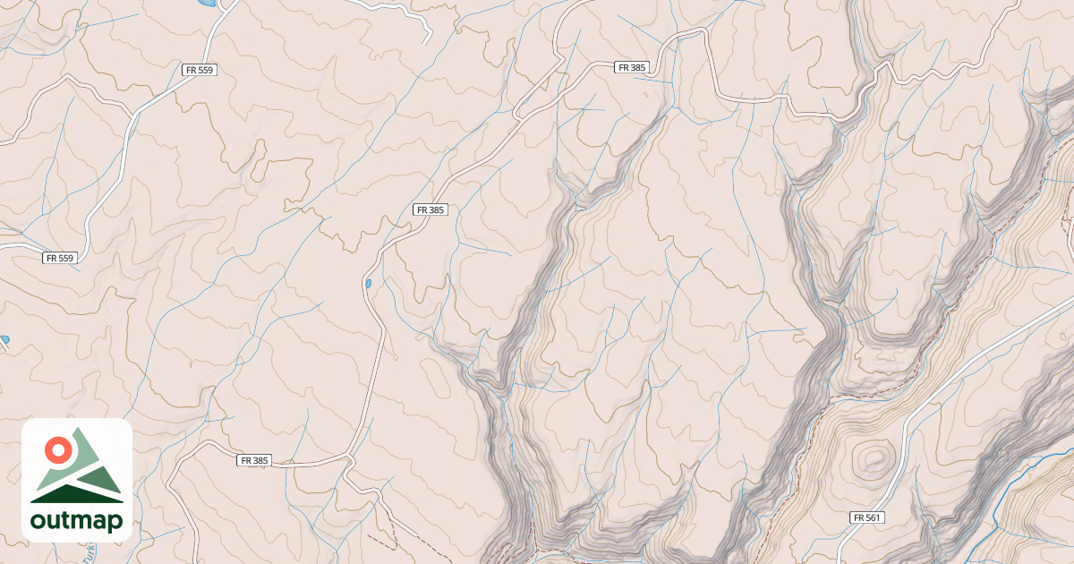 Map of CHICKEN CRK