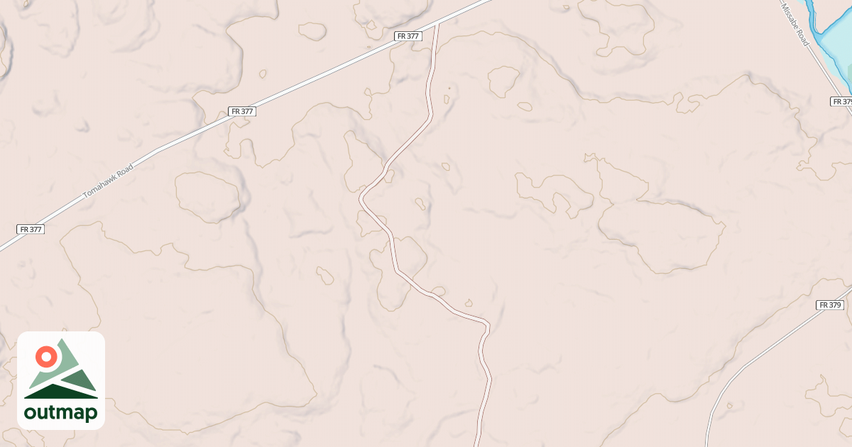 Map of NORTHWEST SPUR B