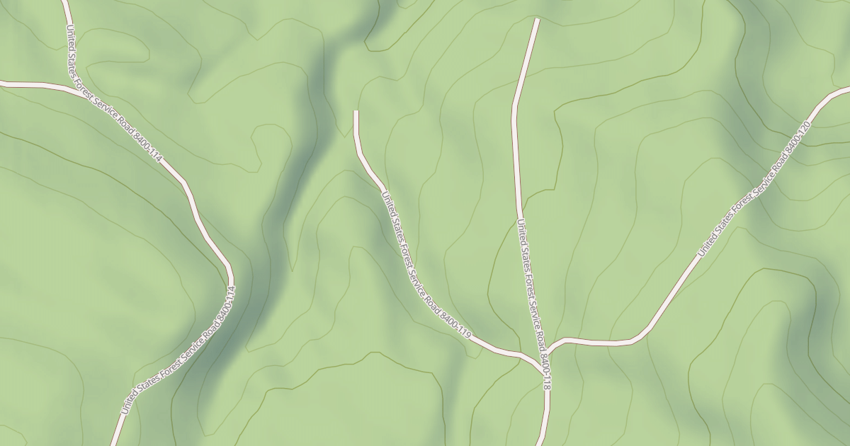 Map preview of USFS Motor Vehicle Use Map Roads {FBA1EFC8-7645-436D-B641-E7ACEB4D4D88}