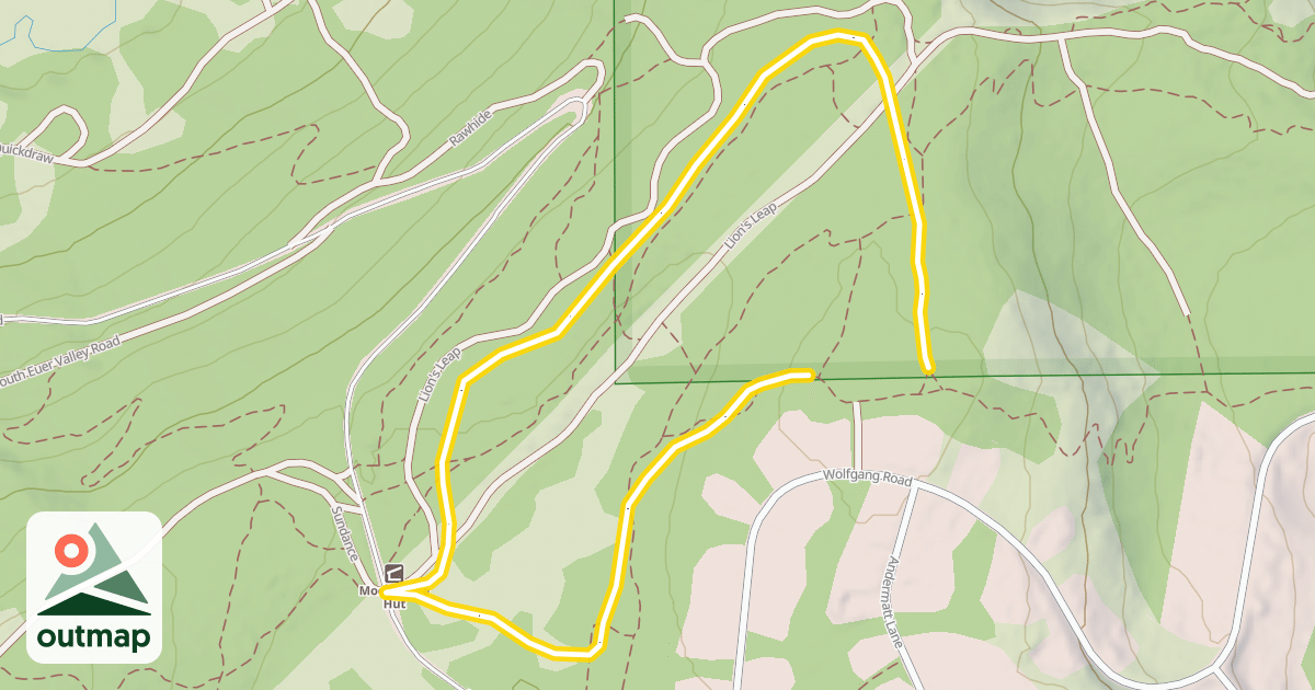 Map of Glenn's Gallop