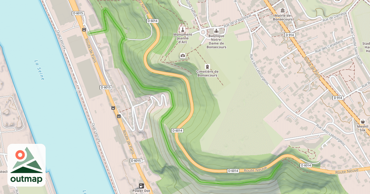 Map of Chemin de Crosne